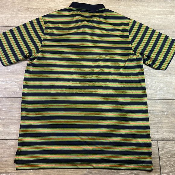 Ping Performance Golf Polo Green Orange Blue Stripes Large L - Picture 6 of 7